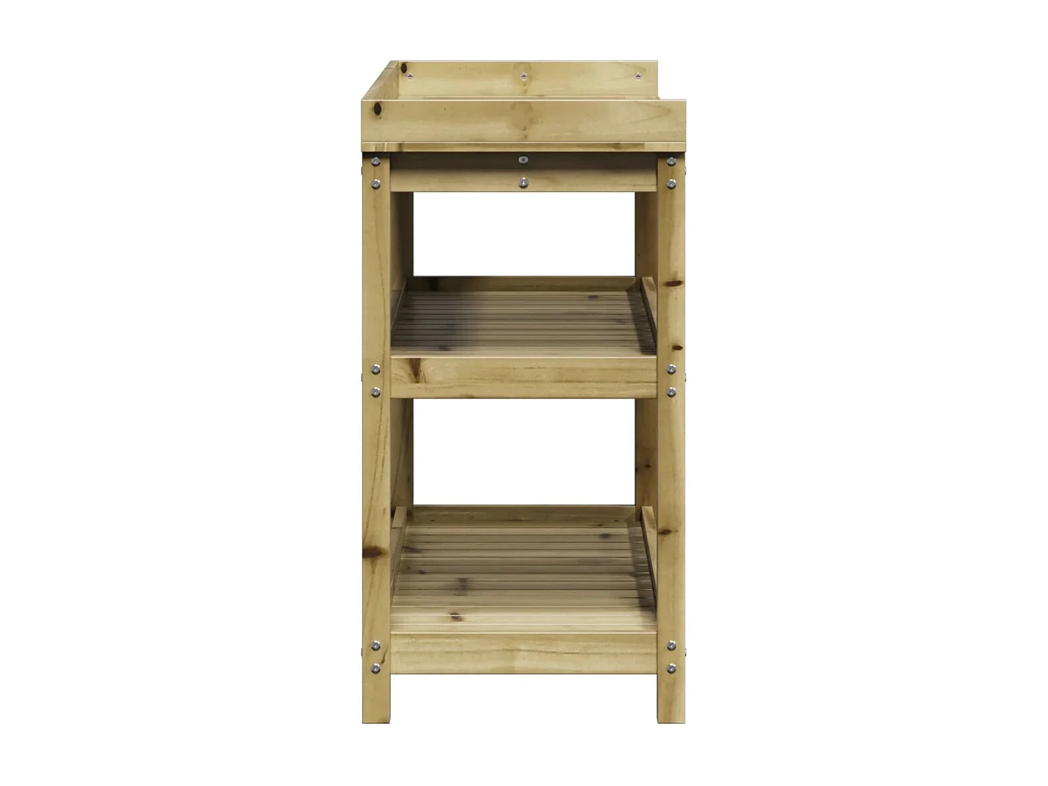 Mesa de cultivo con estantes 108x45x86,5 cm madera maciza de pino