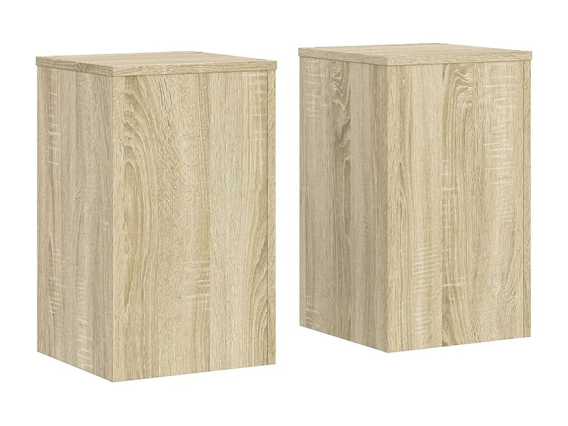 Plantenstandaards 2 stuks Sonoma eiken bewerkt hout