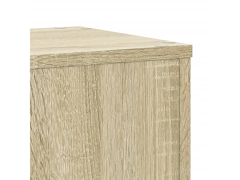 Supports pour plantes 2 pcs chêne sonoma bois d'ingénierie