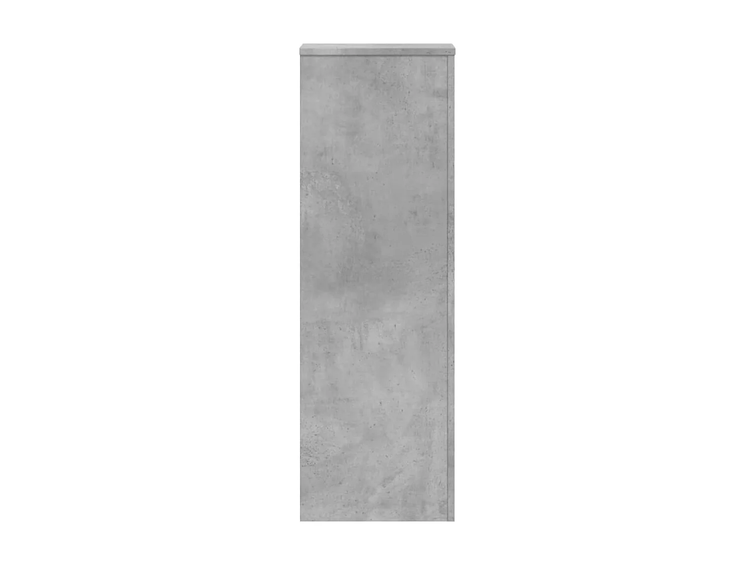Support pour plantes gris béton 33x33x100 cm bois d'ingénierie