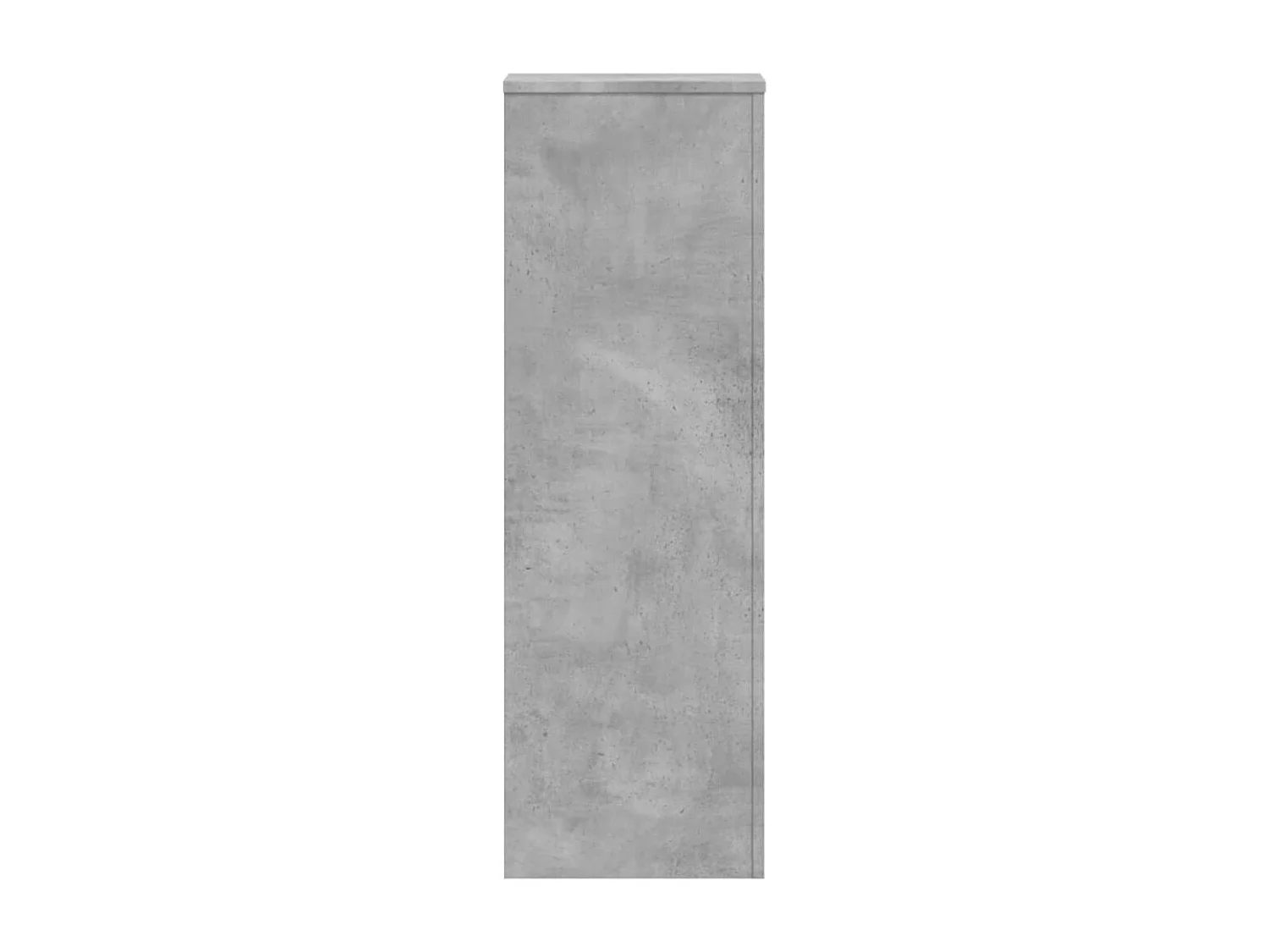 Support pour plantes gris béton 33x33x100 cm bois d'ingénierie