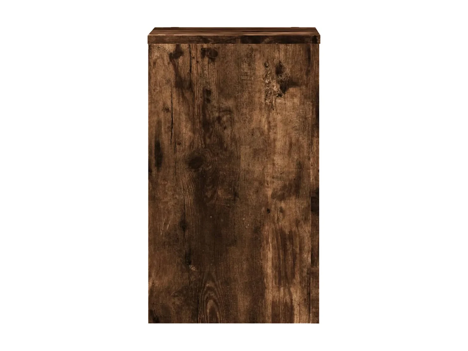 Supports pour plantes 2 pcs chêne fumé bois d'ingénierie