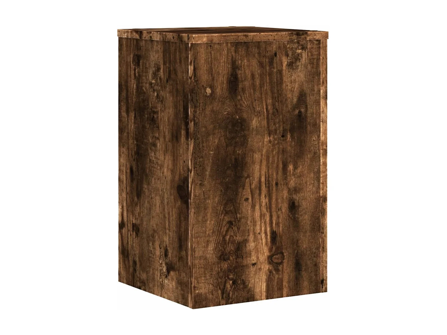 Supports pour plantes 2 pcs chêne fumé bois d'ingénierie