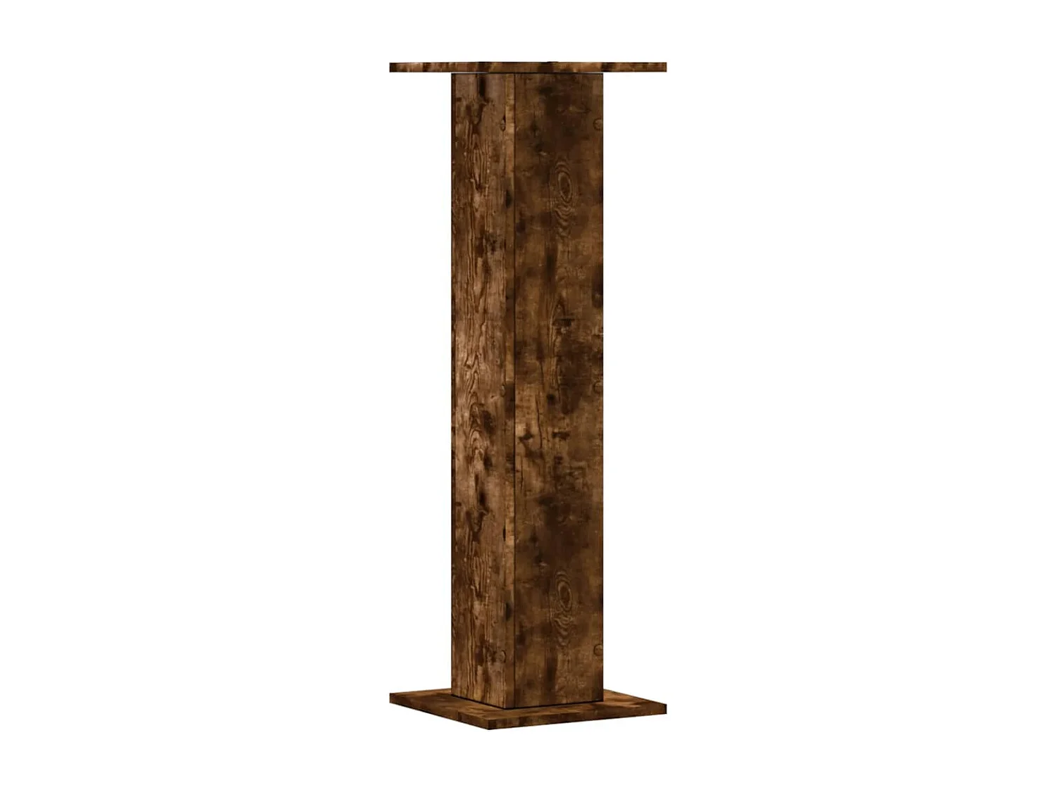 Supports pour plantes 2 pcs chêne fumé bois d'ingénierie