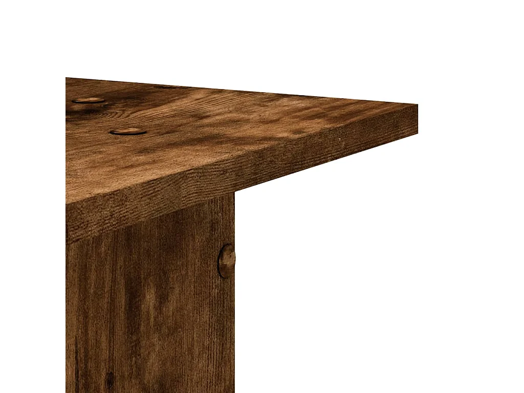 Supports pour plantes 2 pcs chêne fumé bois d'ingénierie