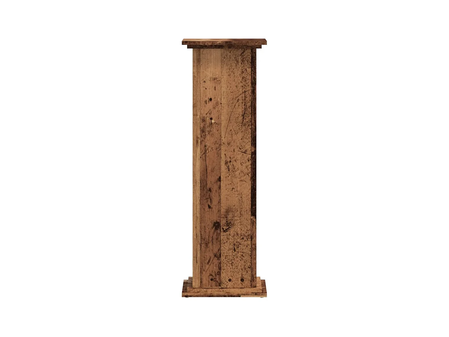 Supporto per piante in legno vecchio 33x33x100 cm in legno ingegnerizzato