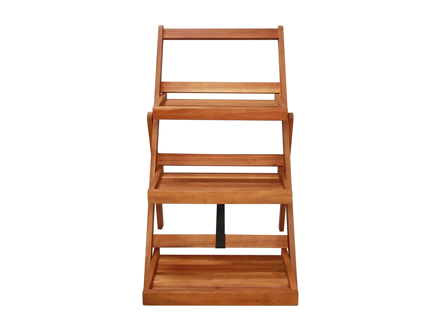 Support de jardinière à 3 niveaux 50x63x80 cm Acacia solide