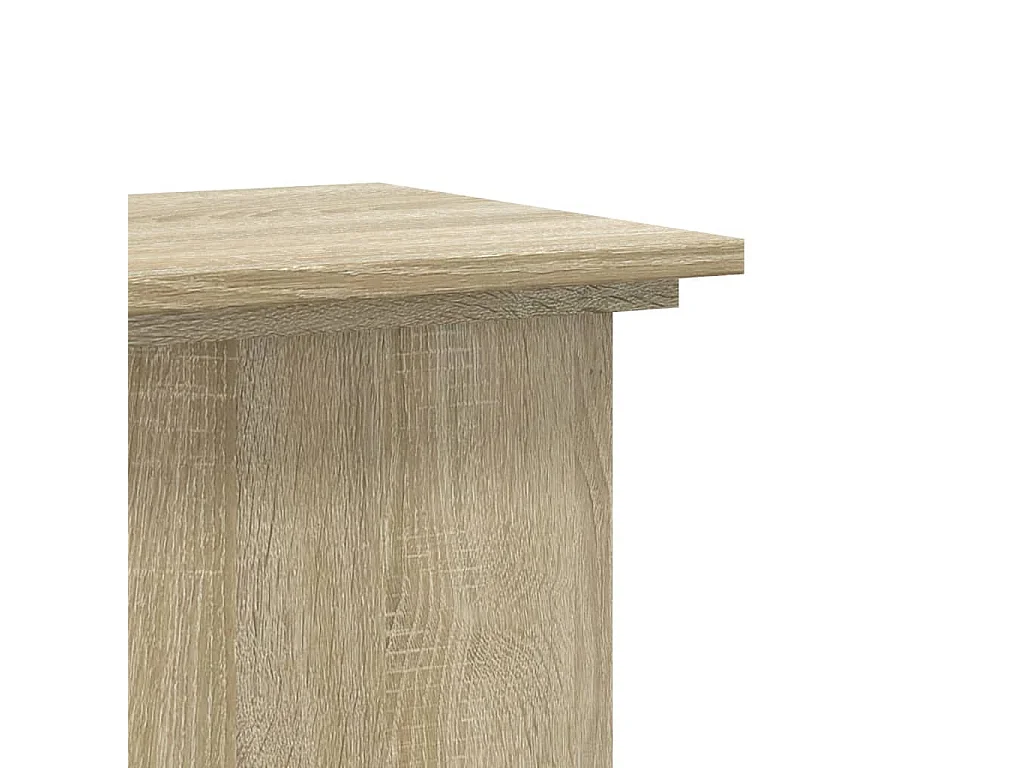 Portavaso in rovere Sonoma 33x33x100cm in legno ingegnerizzato