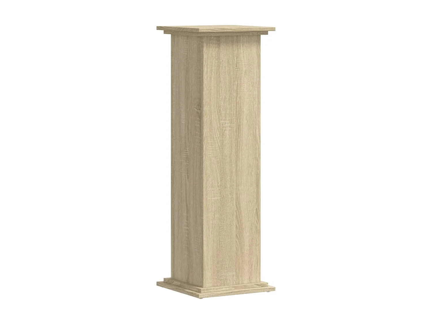 Sonoma eiken plantenstandaard 33x33x100cm bewerkt hout