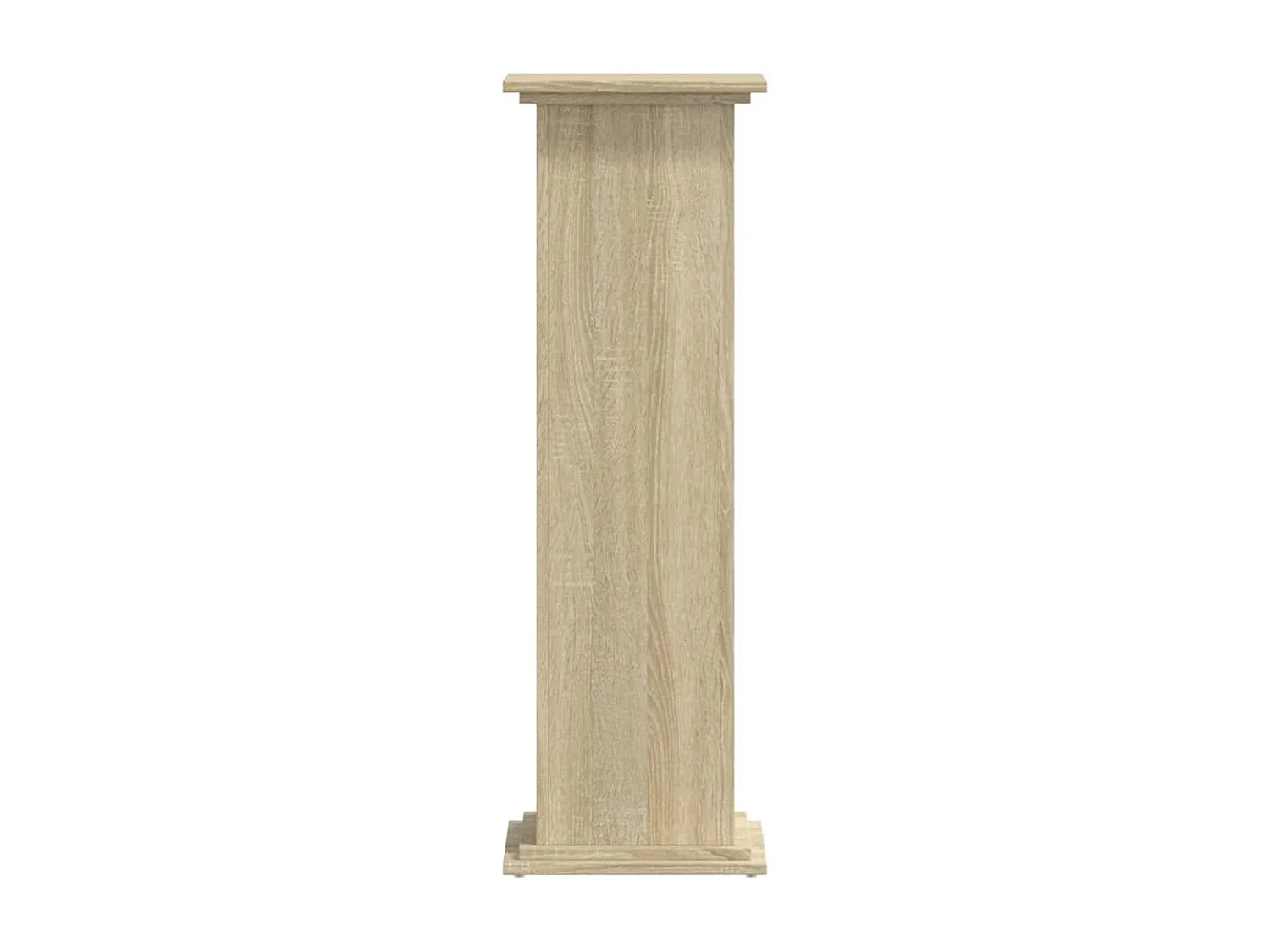 Sonoma eiken plantenstandaard 33x33x100cm bewerkt hout
