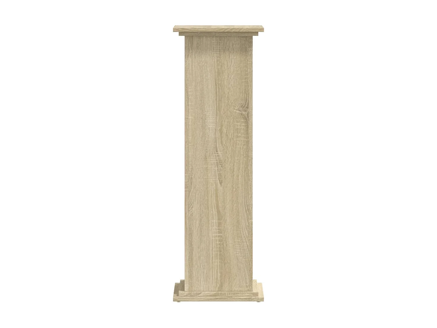 Sonoma eiken plantenstandaard 33x33x100cm bewerkt hout