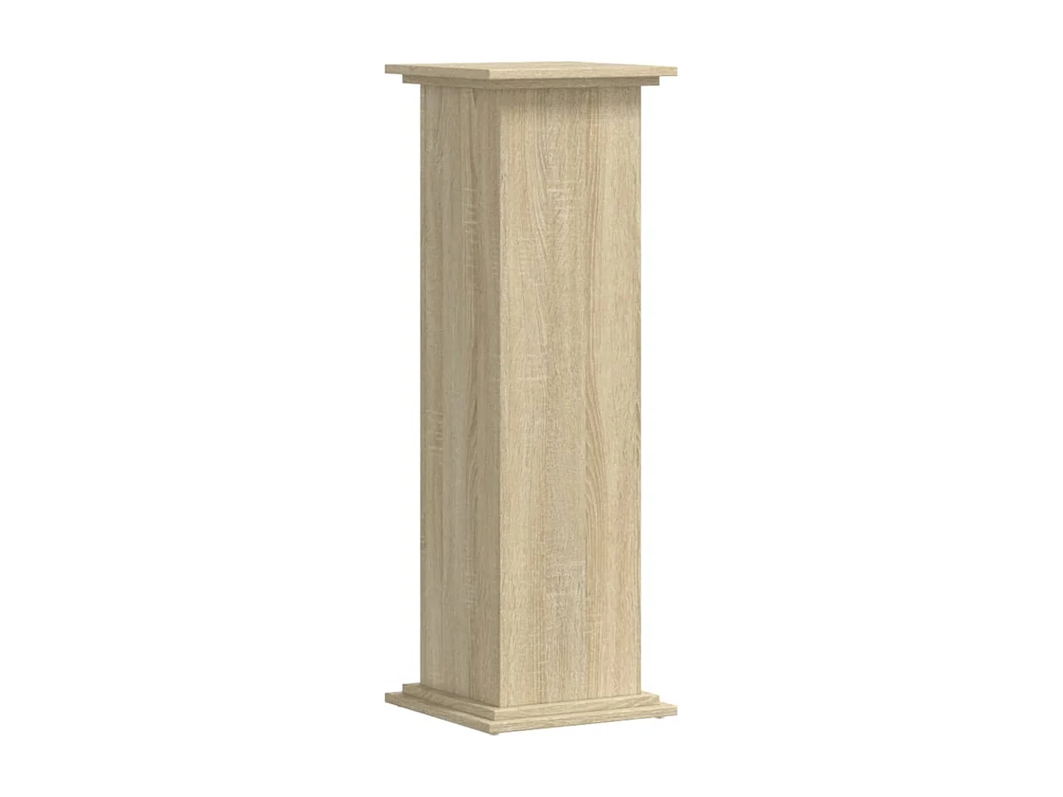 Sonoma eiken plantenstandaard 33x33x100cm bewerkt hout