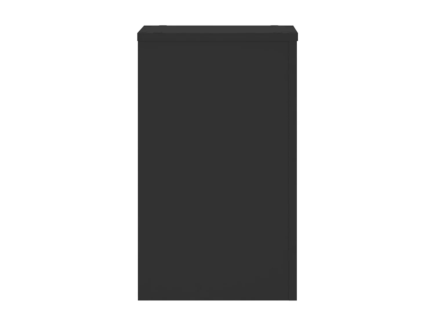 Supporti per piante 2 pezzi neri 30x30x50 cm in legno ingegnerizzato