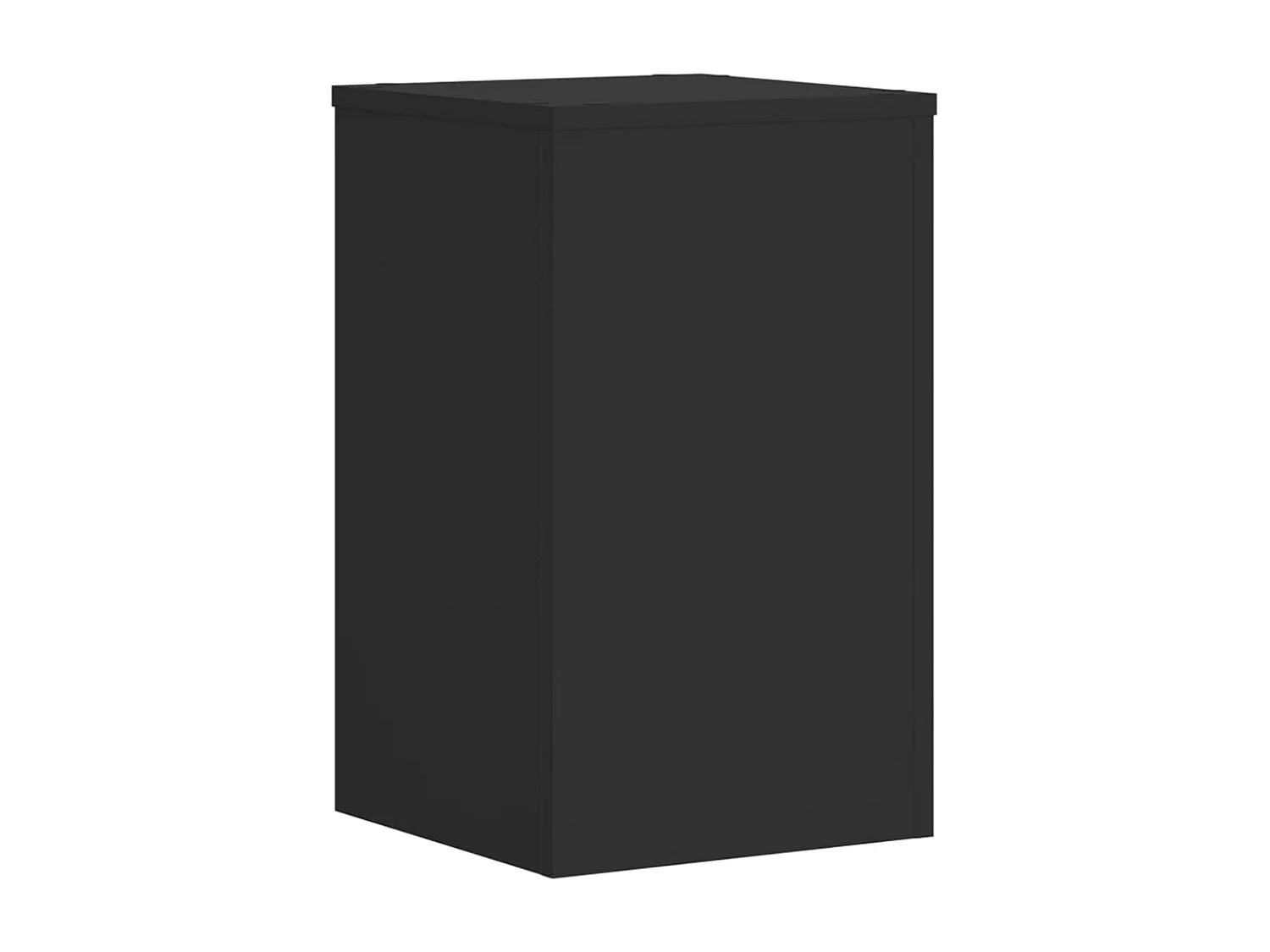 Supporti per piante 2 pezzi neri 30x30x50 cm in legno ingegnerizzato