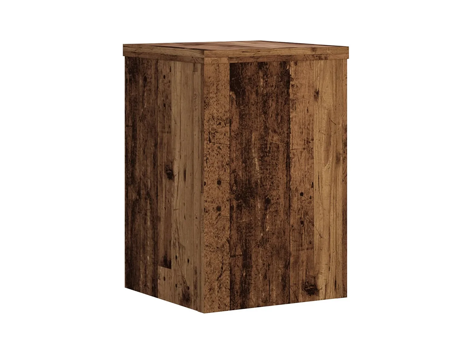 Soportes para plantas 2 piezas de madera vieja de ingeniería de madera