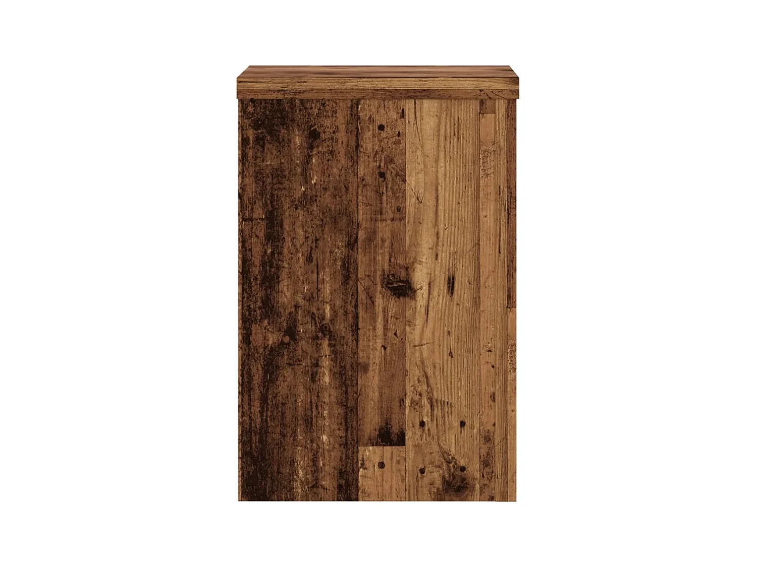 Soportes para plantas 2 piezas de madera vieja de ingeniería de madera