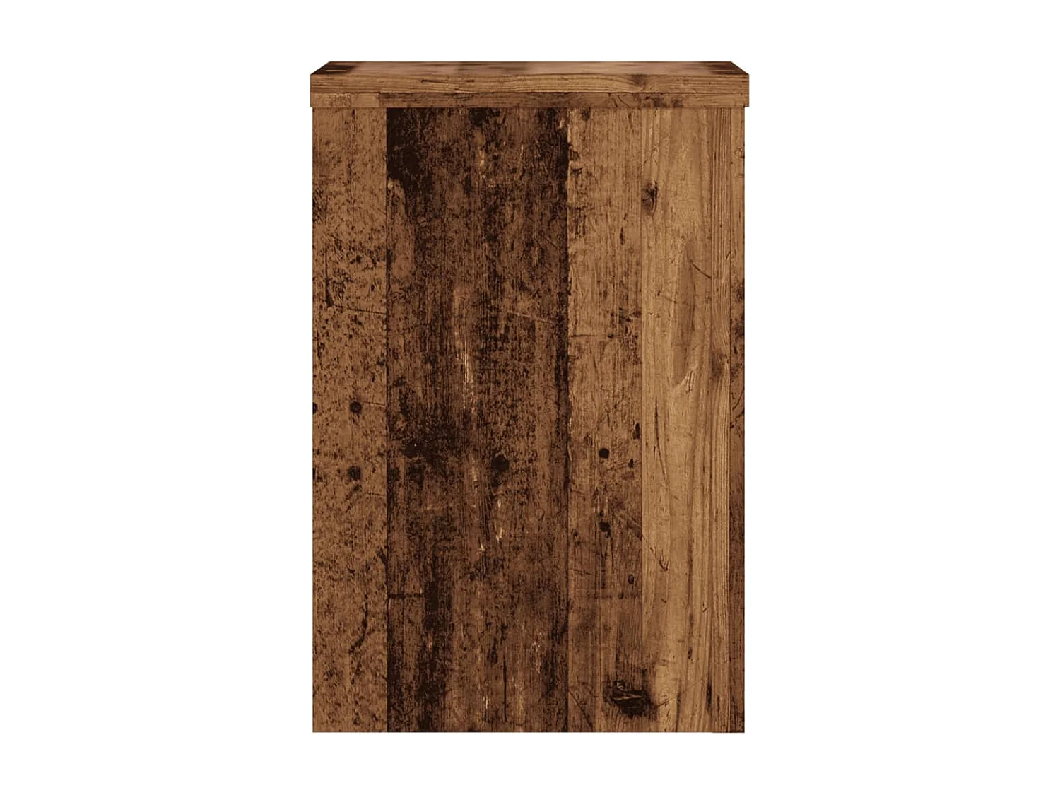 Soportes para plantas 2 piezas de madera vieja de ingeniería de madera