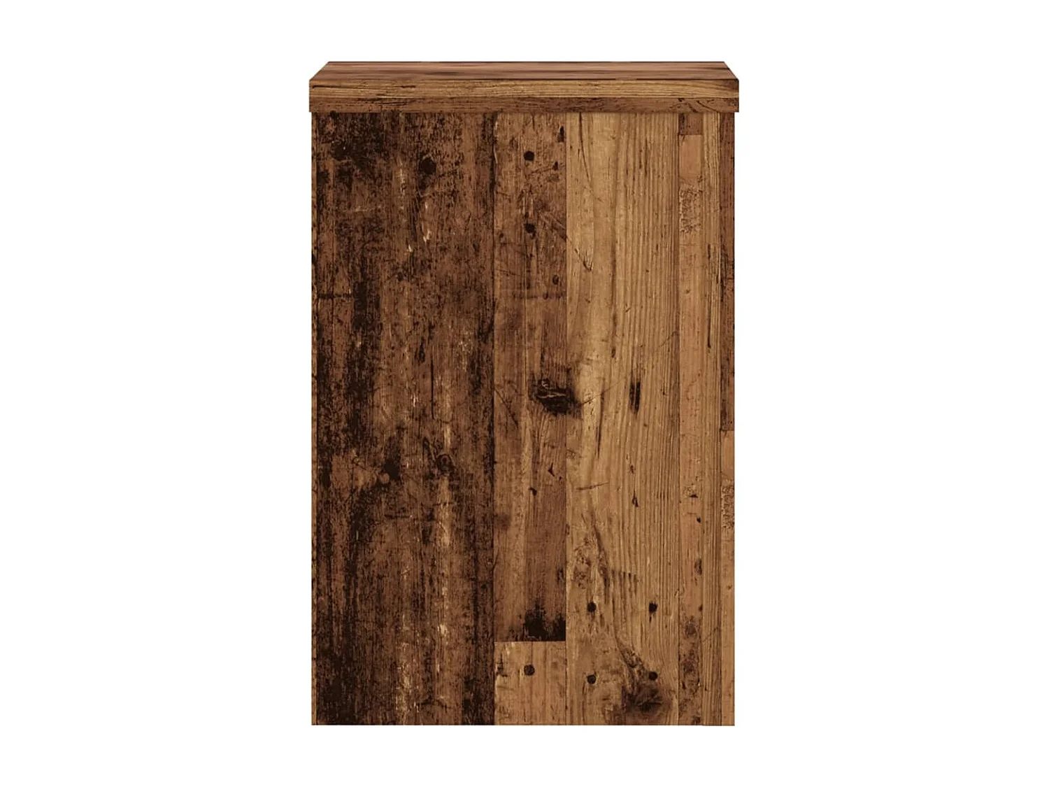 Soportes para plantas 2 piezas de madera vieja de ingeniería de madera