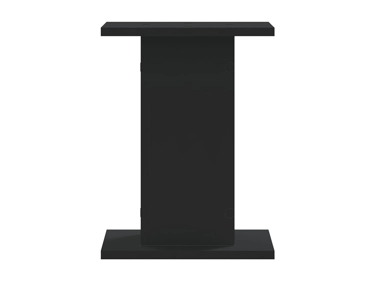 Supporti per piante 2 pezzi neri 30x30x40 cm in legno ingegnerizzato