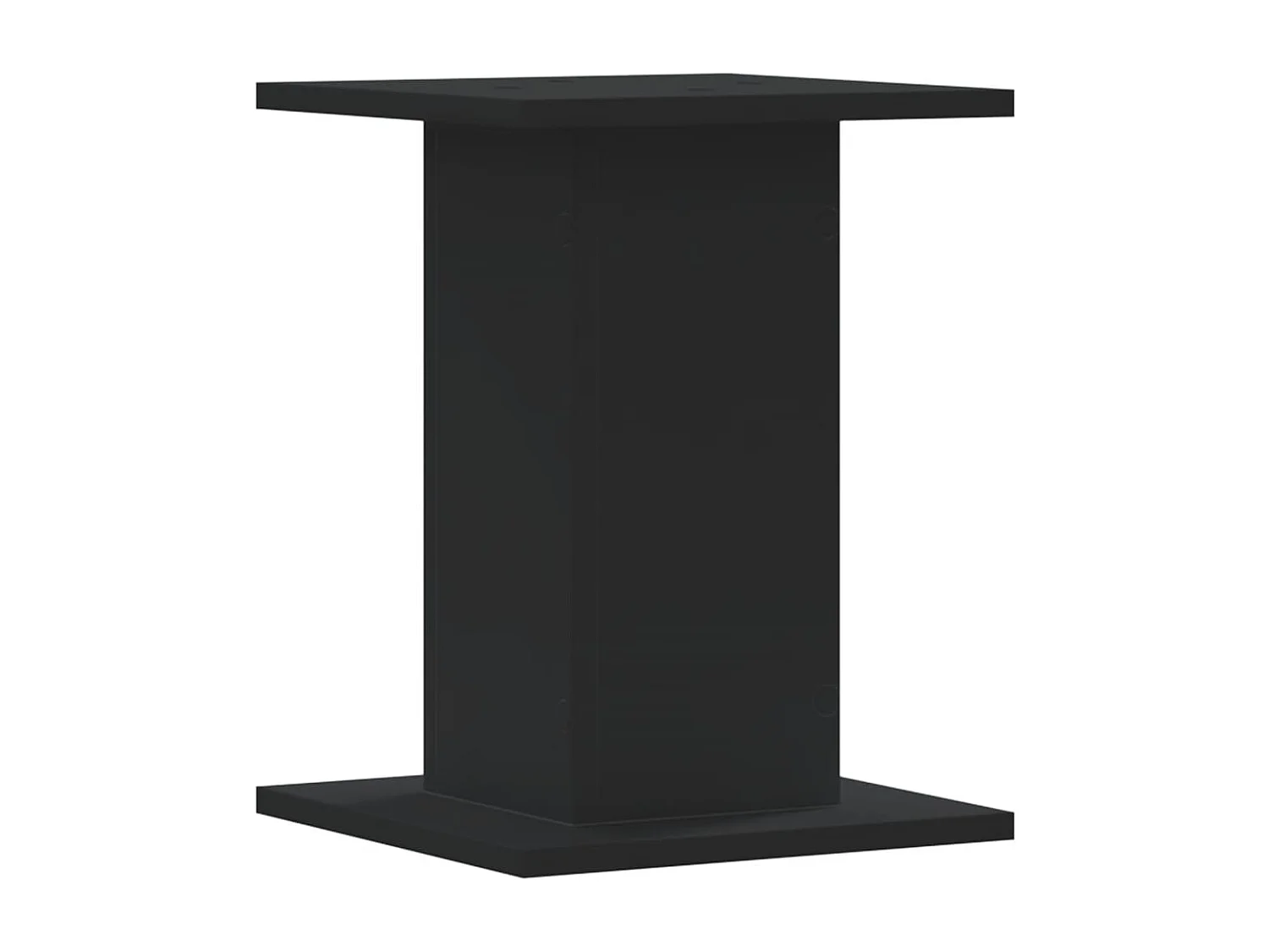 Supporti per piante 2 pezzi neri 30x30x40 cm in legno ingegnerizzato