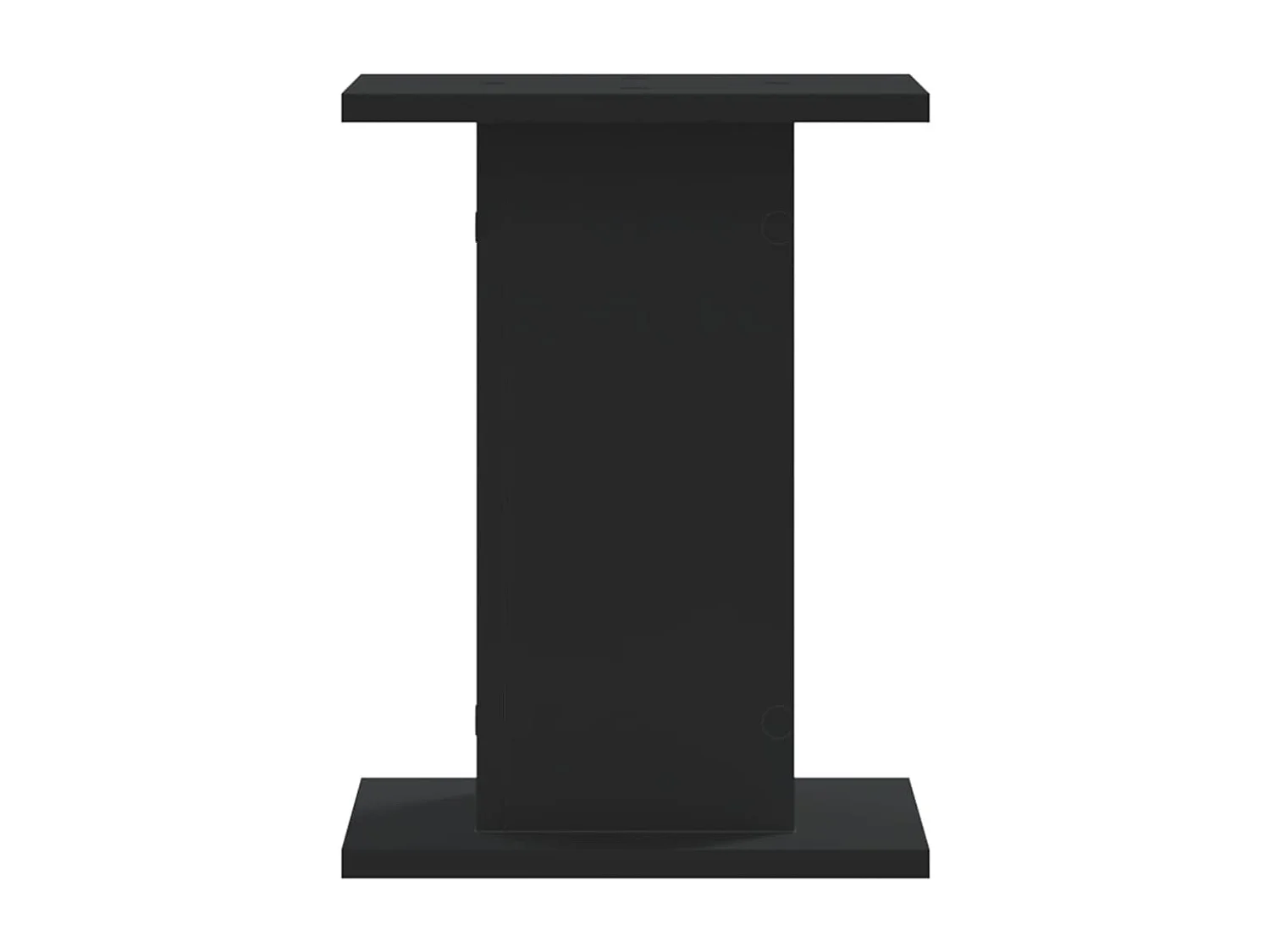 Supporti per piante 2 pezzi neri 30x30x40 cm in legno ingegnerizzato