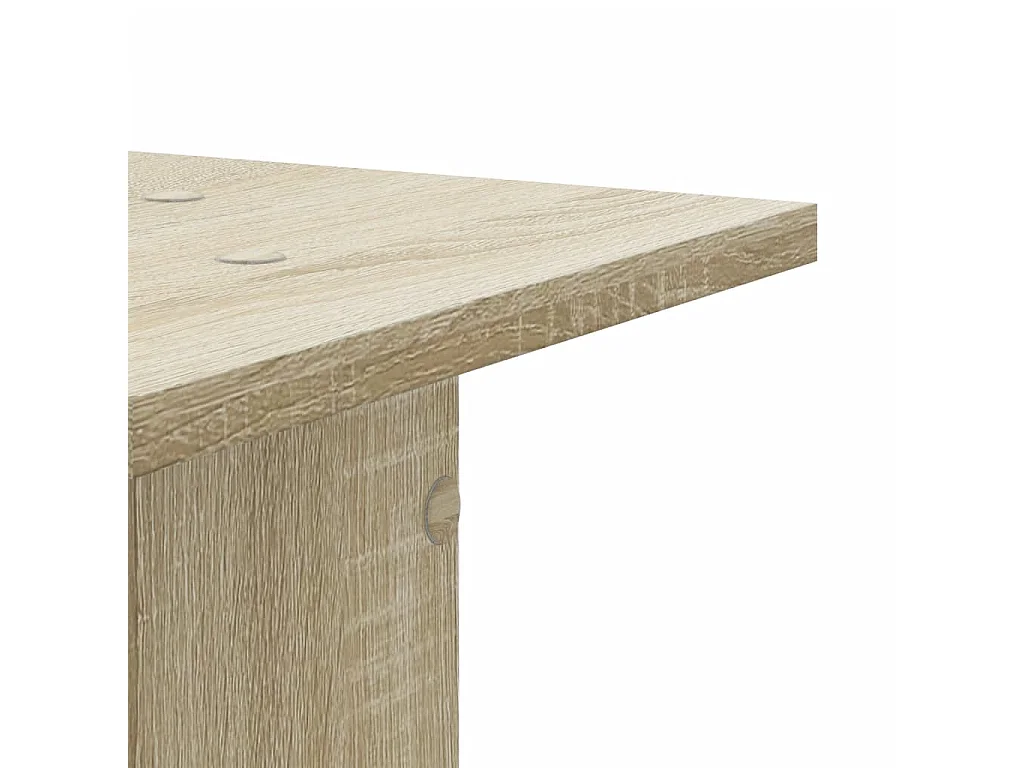 Soportes para plantas 2 piezas de madera de ingeniería de roble Sonoma