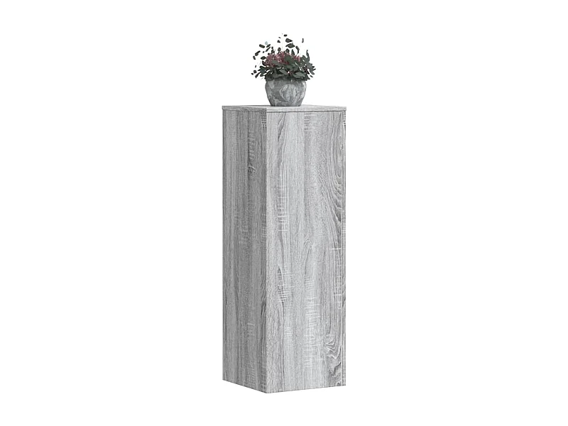 Supports pour plantes 2 pcs sonoma gris bois d'ingénierie