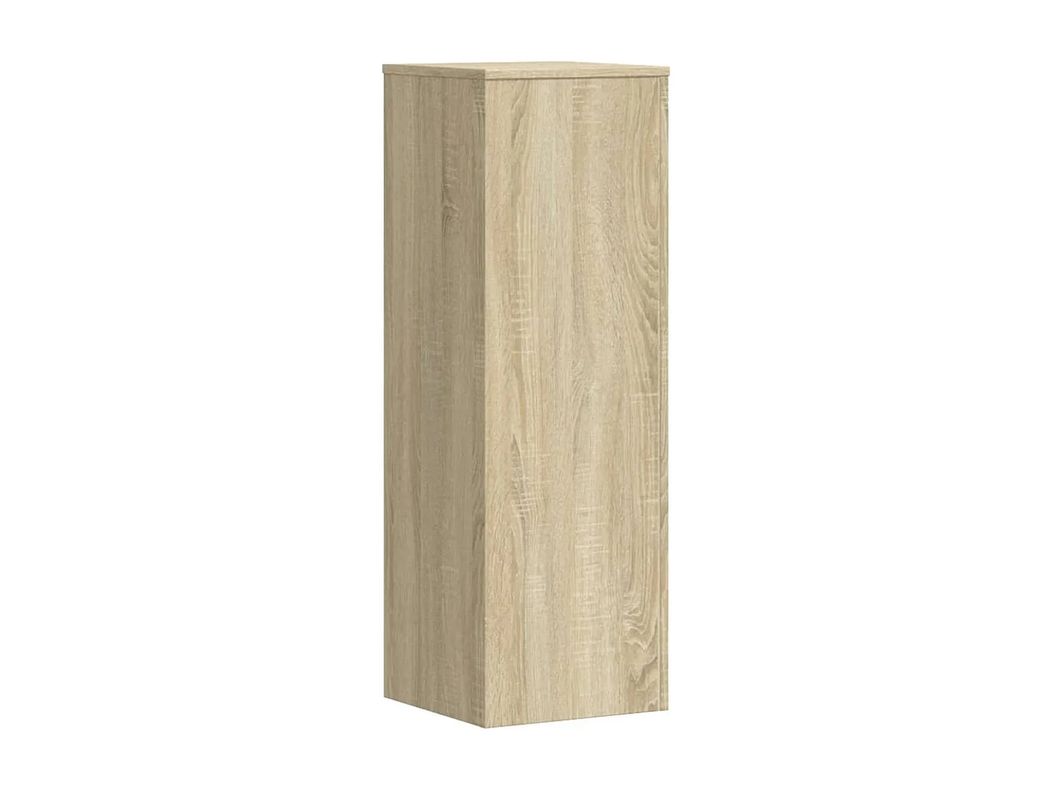 Portavaso in rovere Sonoma 33x33x100cm in legno ingegnerizzato