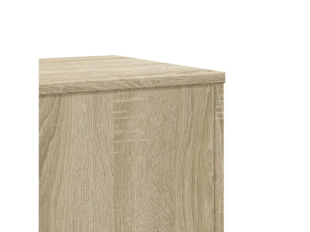 Sonoma eiken plantenstandaard 33x33x100cm bewerkt hout
