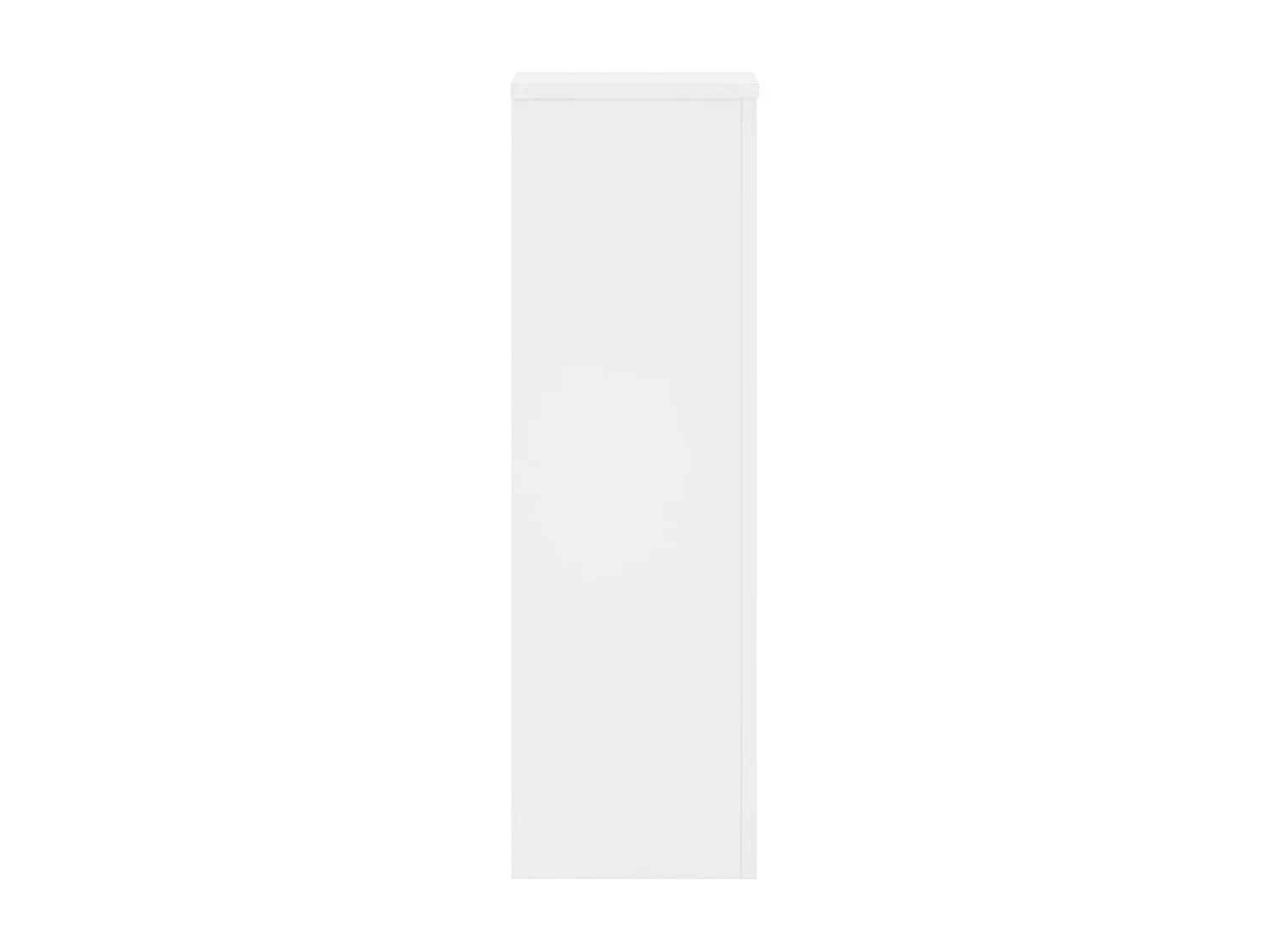 Supports pour plantes 2 pcs blanc 25x25x80 cm bois d'ingénierie