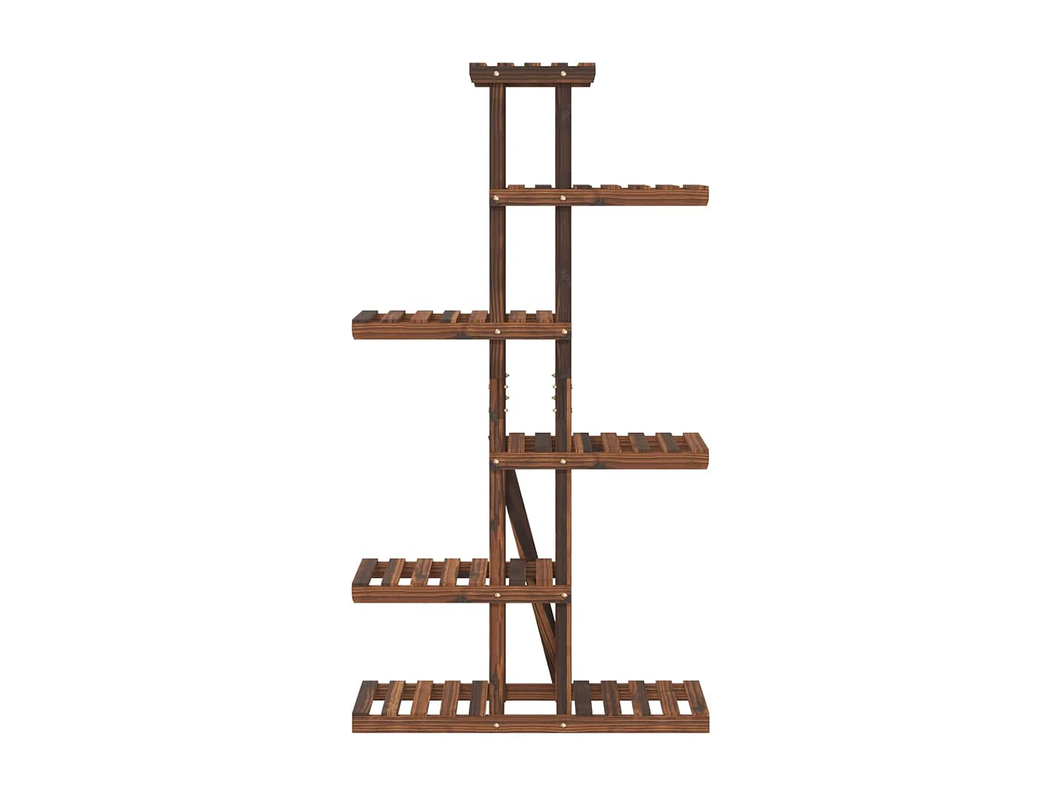 Portafiori 75x25x140,5 cm in legno massello di abete