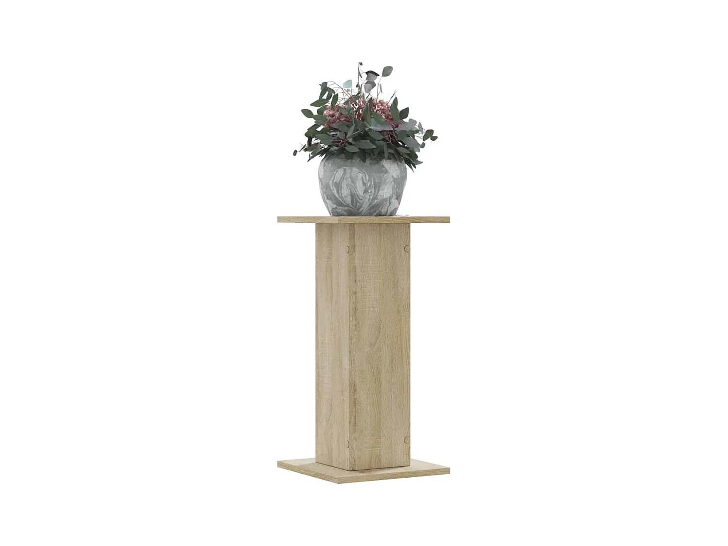 Supports pour plantes 2 pcs chêne sonoma bois d'ingénierie