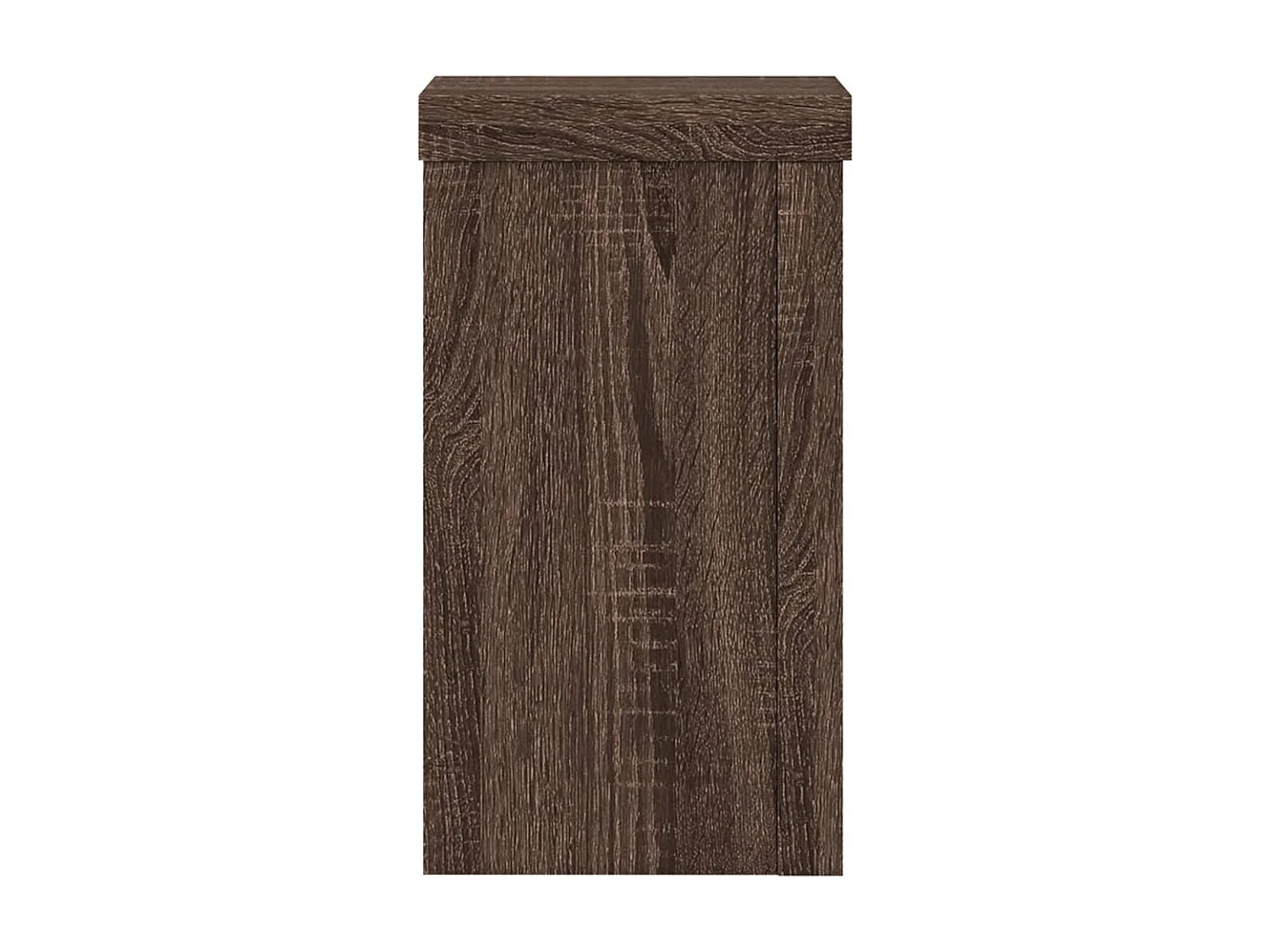 Plantenstandaards 2 stuks eikenbruin bewerkt hout