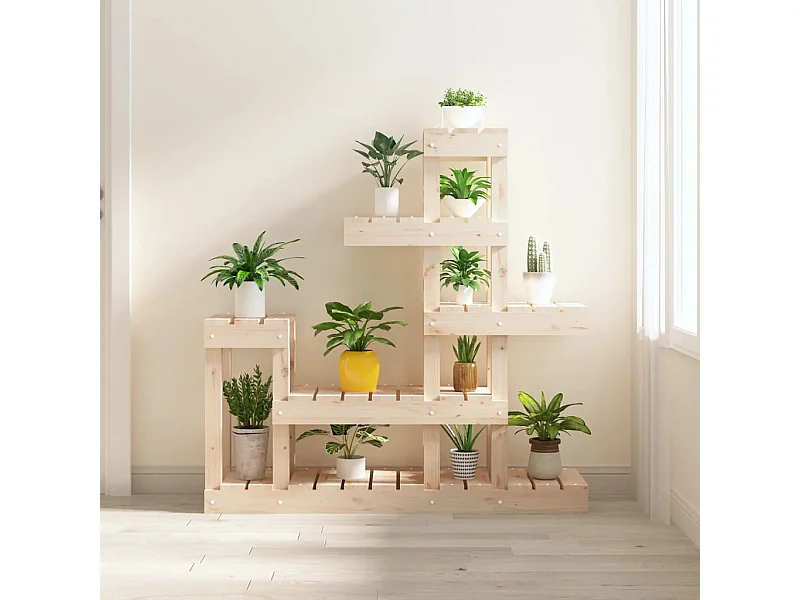 Support à plantes 92x25x97 cm Bois massif de pin