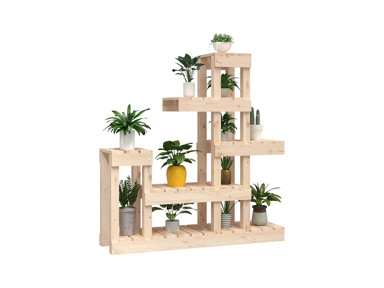 Plantenstandaard 92x25x97 cm Massief grenenhout