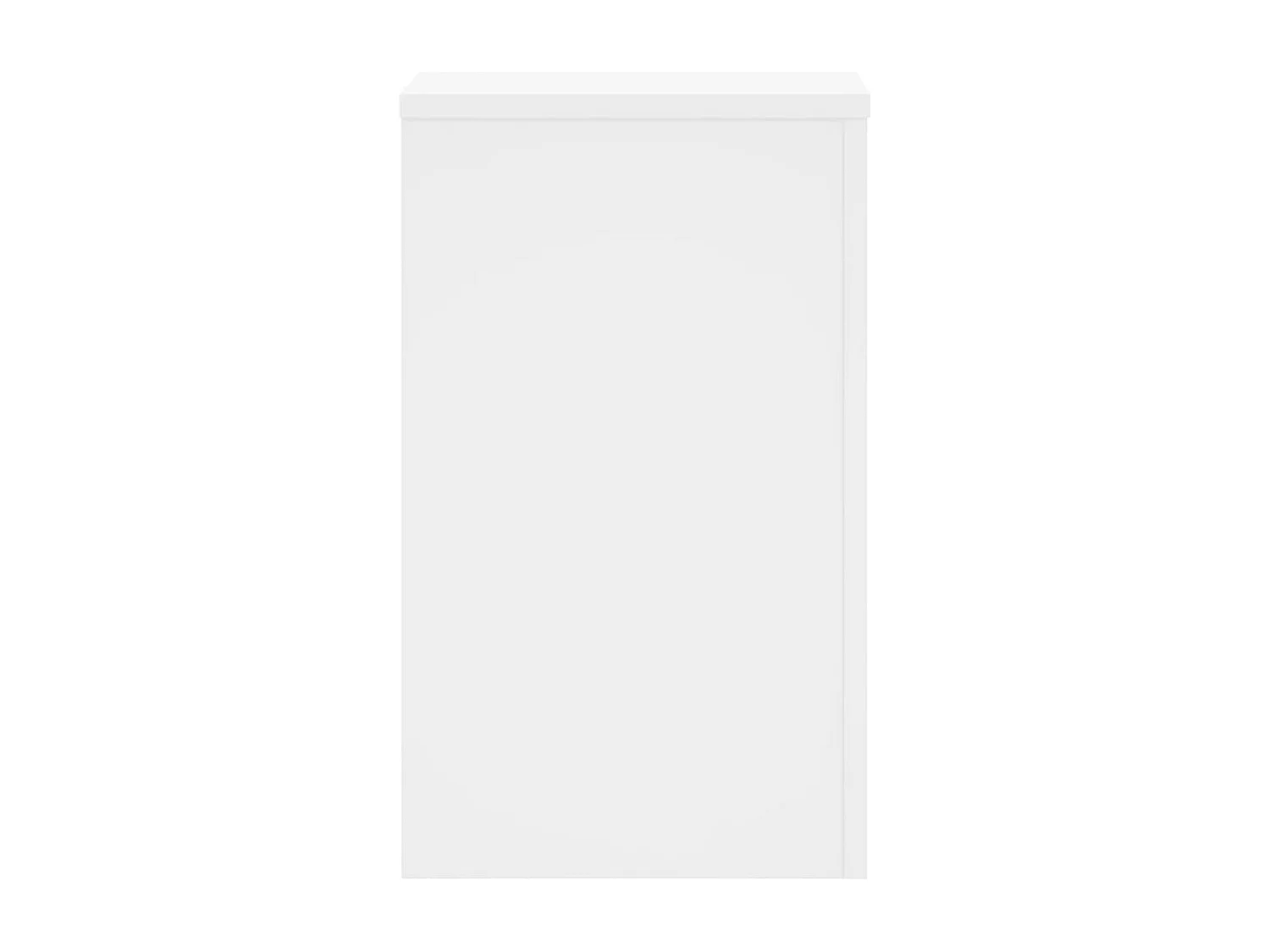 Plantenstandaards 2 stuks wit 30x30x50 cm bewerkt hout