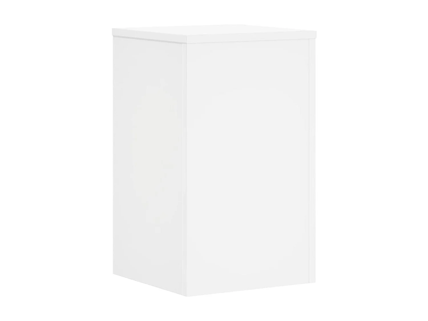 Supports pour plantes 2 pcs blanc 30x30x50 cm bois d'ingénierie