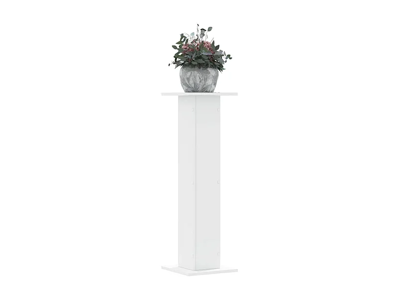 Soportes para plantas 2 piezas blanco 30x30x95 cm madera de ingeniería