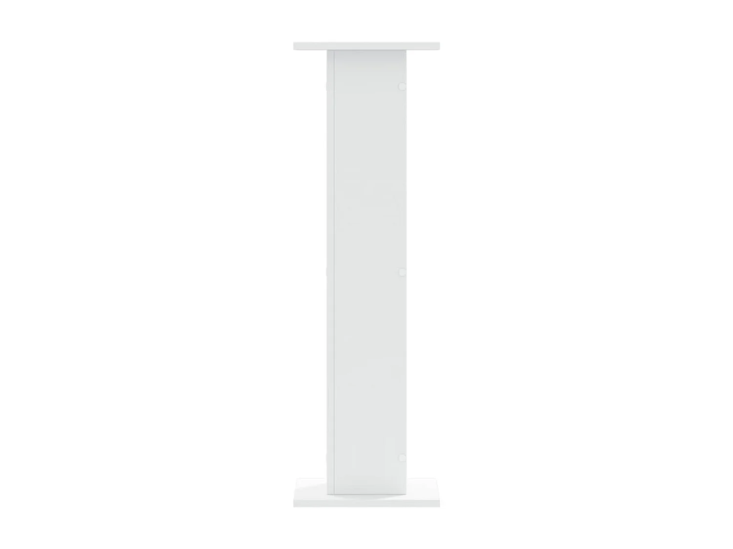 Supports pour plantes 2 pcs blanc 30x30x95 cm bois d'ingénierie