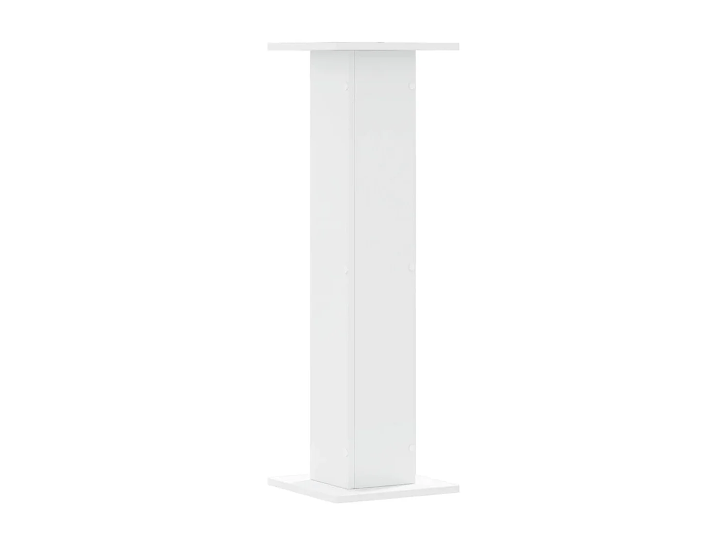 Supports pour plantes 2 pcs blanc 30x30x95 cm bois d'ingénierie