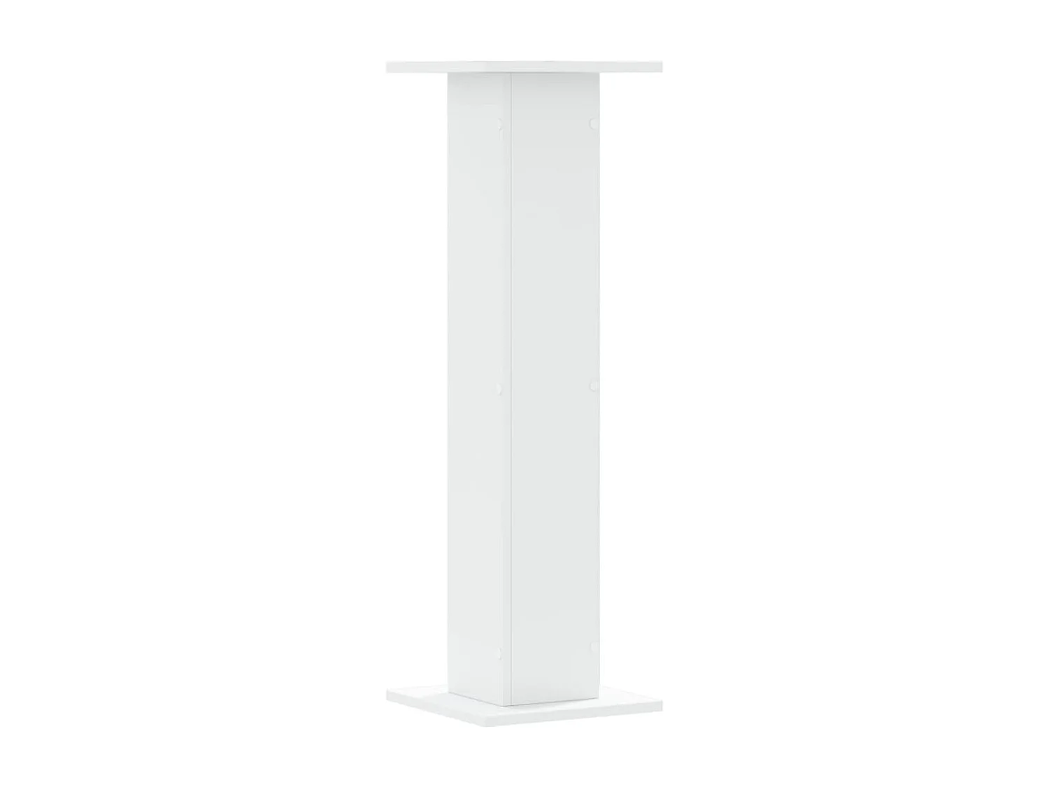 Supports pour plantes 2 pcs blanc 30x30x95 cm bois d'ingénierie