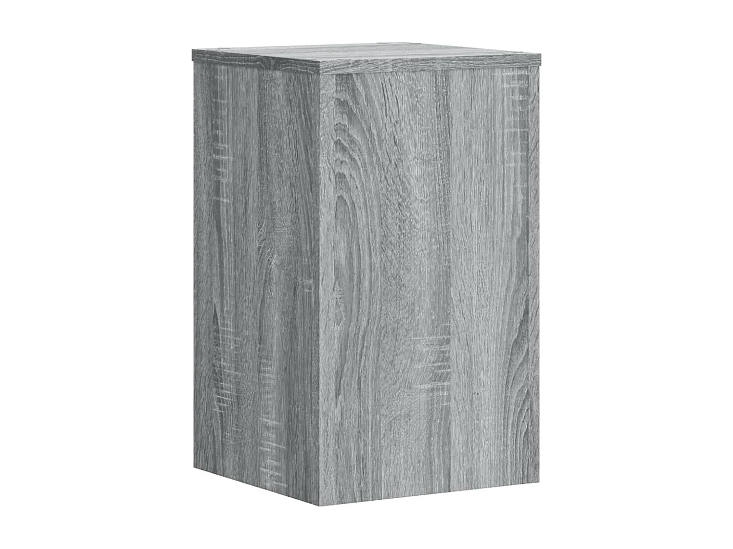 Supports pour plantes 2 pcs gris sonoma bois d'ingénierie