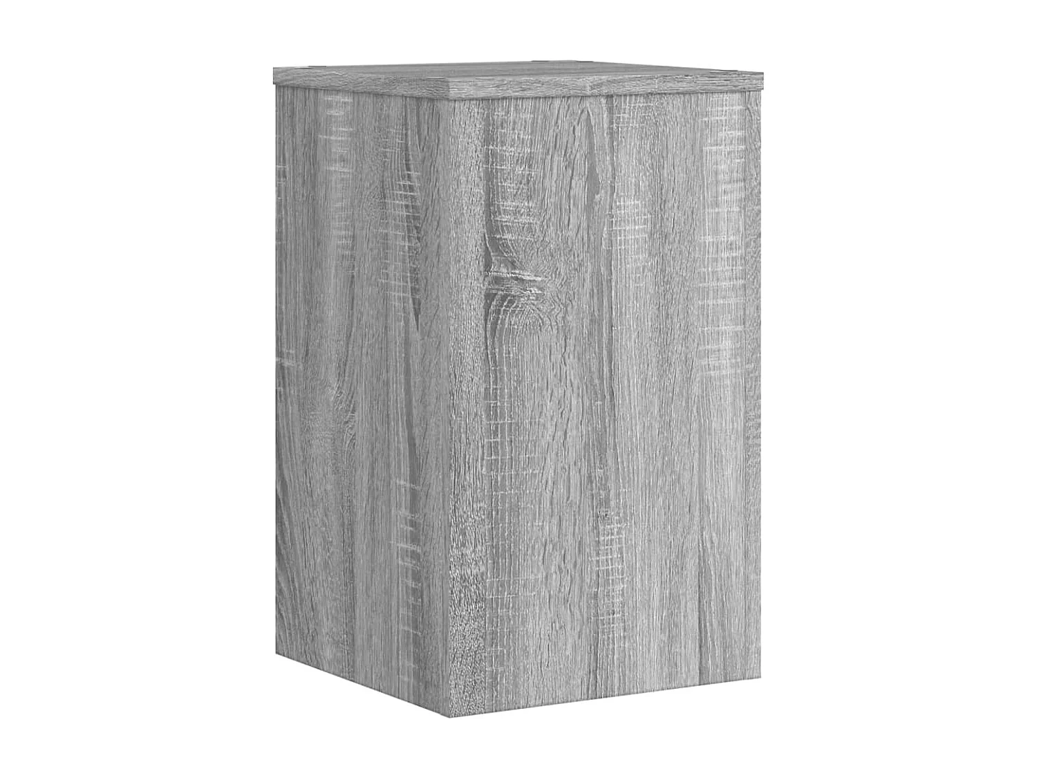 Supports pour plantes 2 pcs gris sonoma bois d'ingénierie