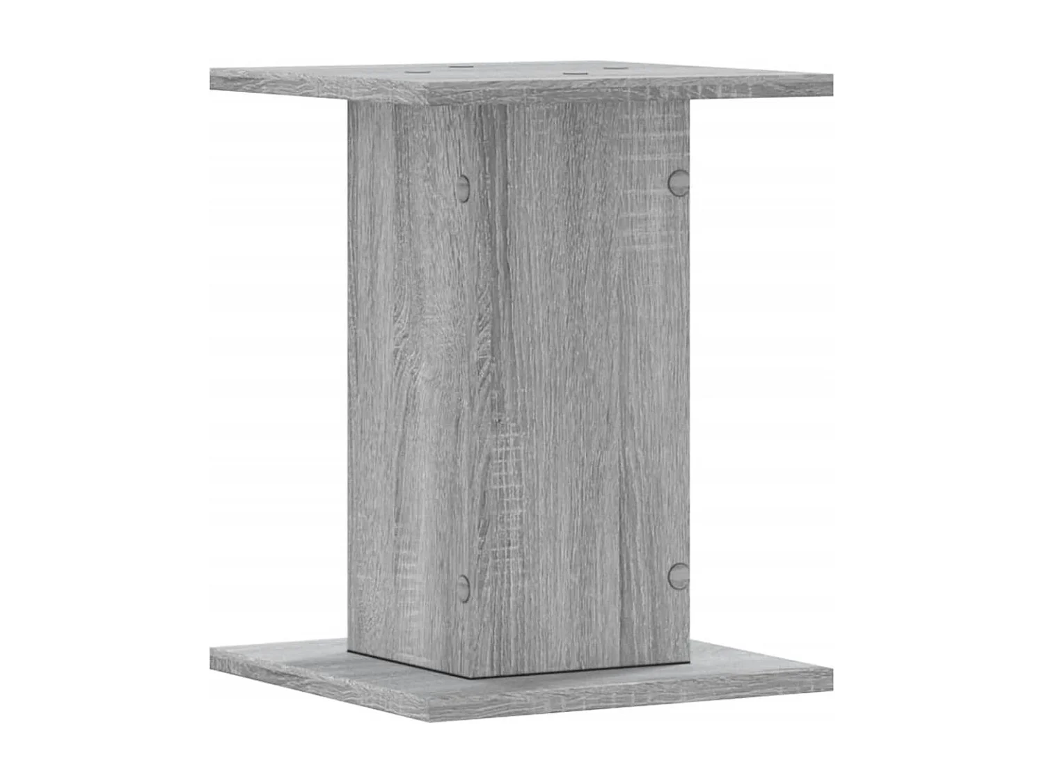 Portavasi in 2 pezzi, legno ingegnerizzato grigio Sonoma