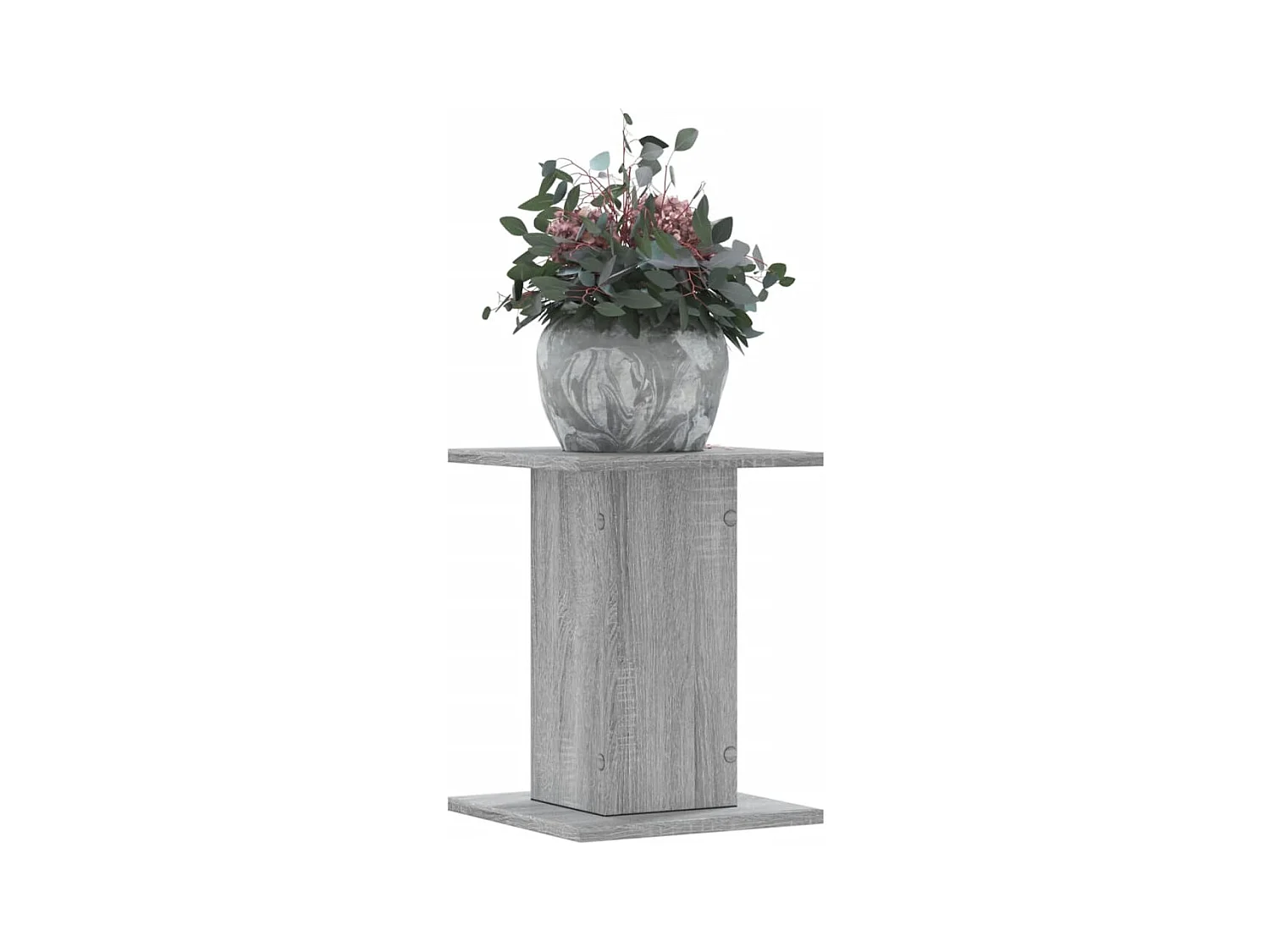 Supports pour plantes 2 pcs sonoma gris bois d'ingénierie