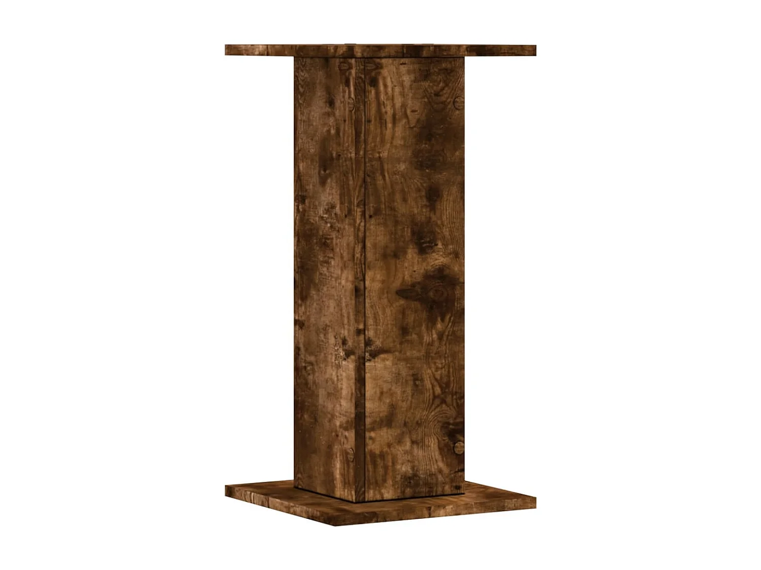 Supports pour plantes 2 pcs chêne fumé bois d'ingénierie