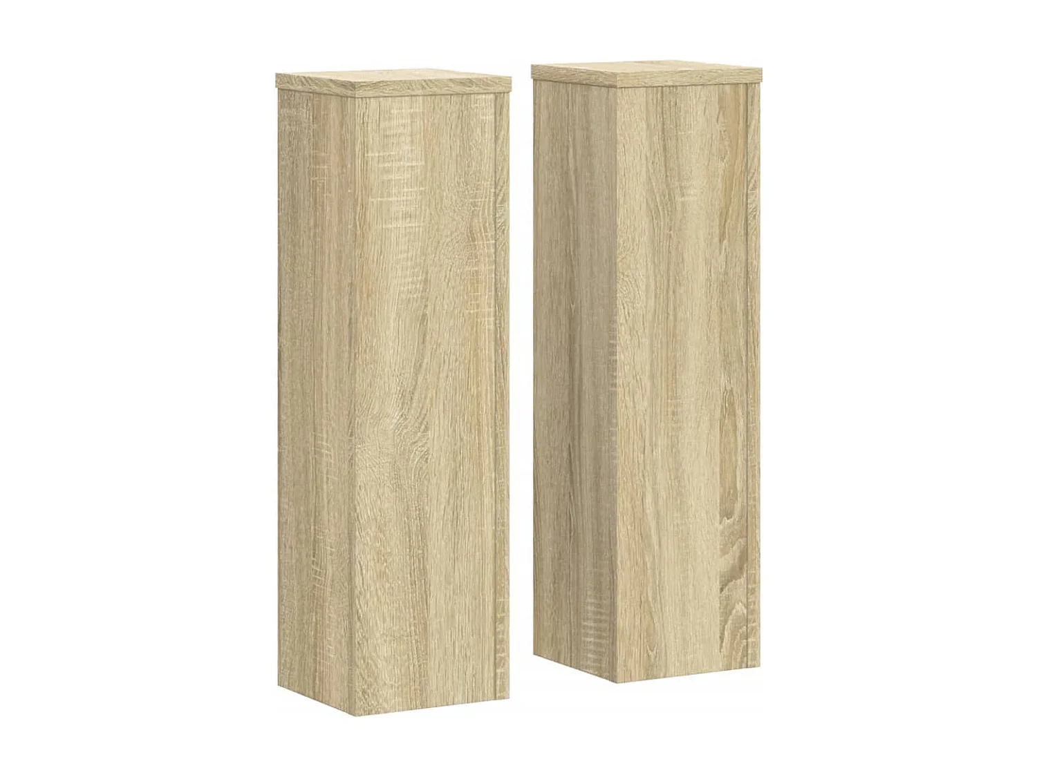 Plantenstandaards 2 stuks Sonoma eiken bewerkt hout