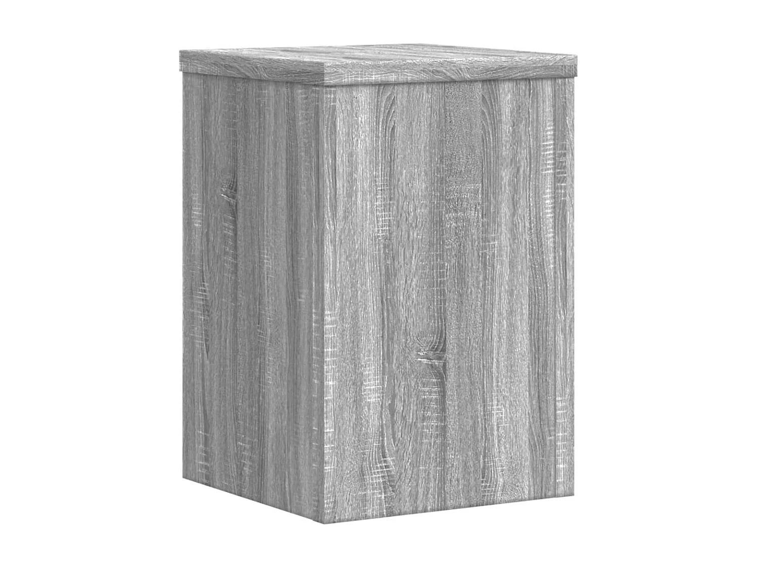 Supports pour plantes 2 pcs sonoma gris bois d'ingénierie