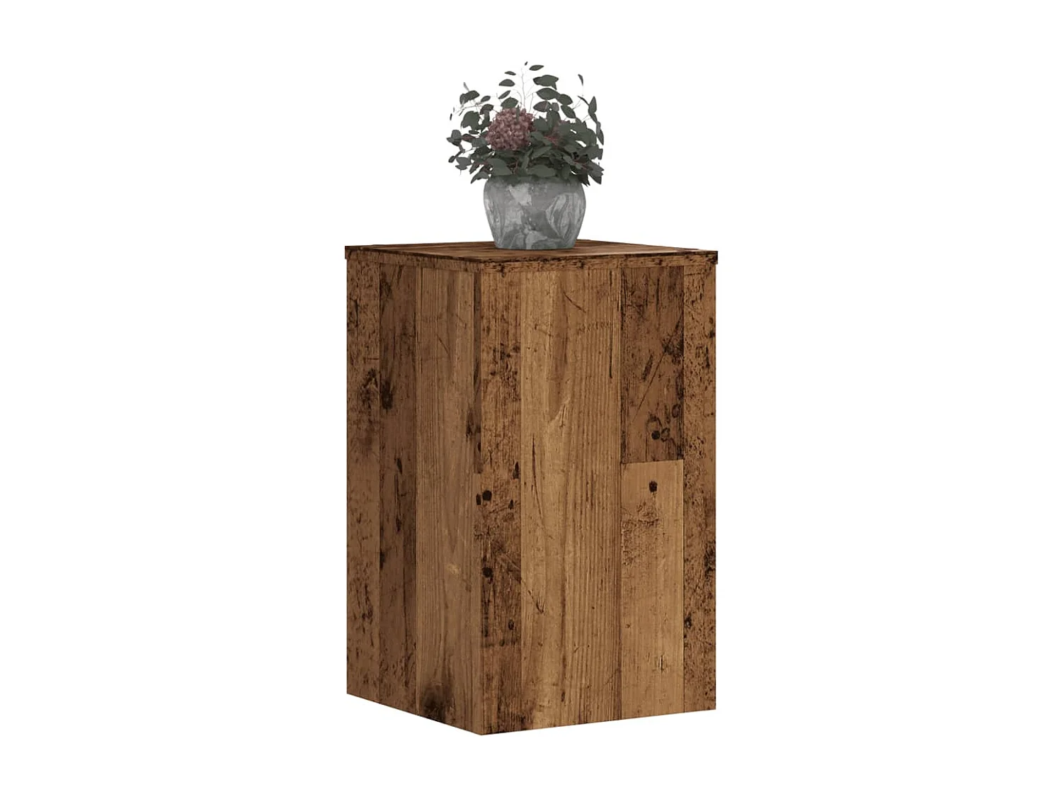 Plantenstandaards 2 stuks oud hout bewerkt hout