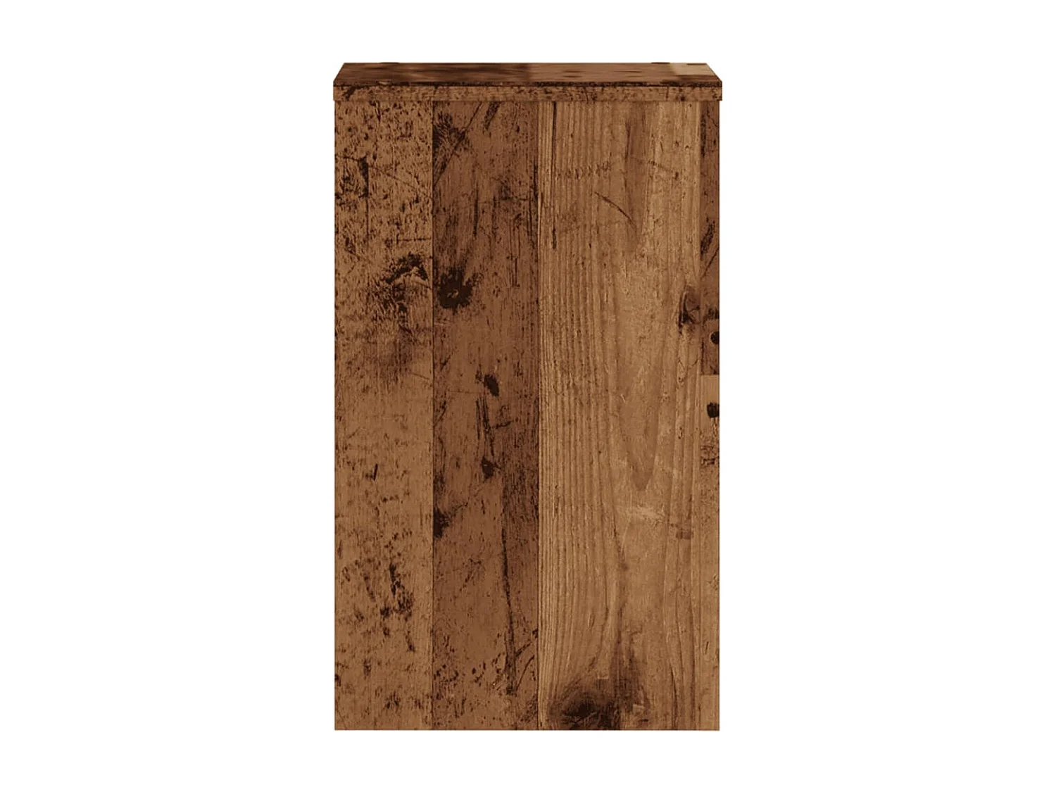 Supports pour plantes 2 pcs vieux bois bois d'ingénierie